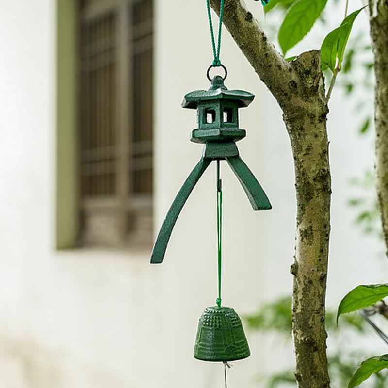 75cm Handmade Auspicious Iron Wall Hanging Chime Bell