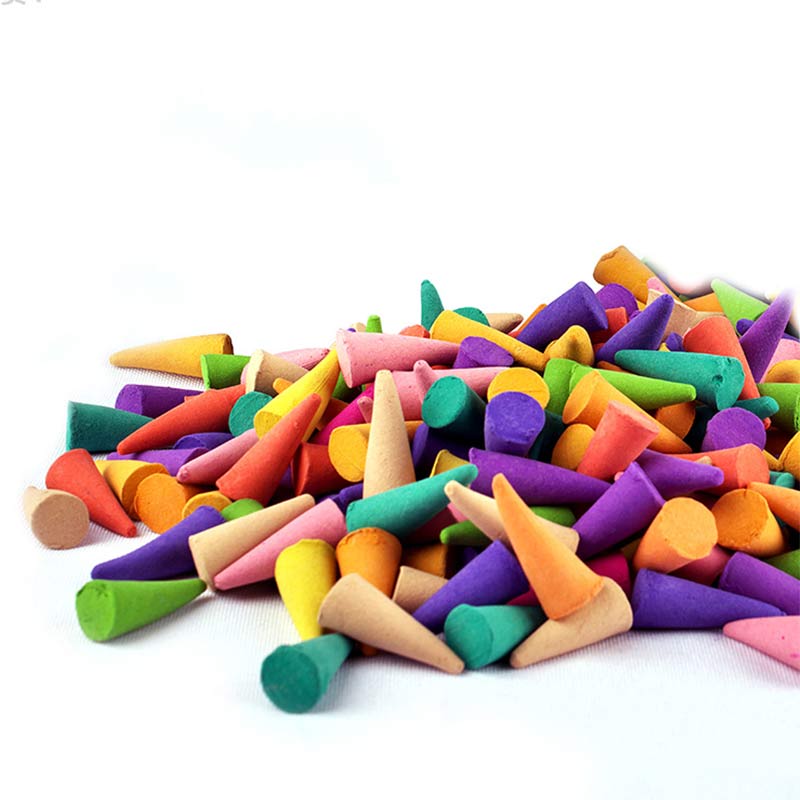 Mixed Scented Incense Cones | 76 Pack for Meditation Rituals
