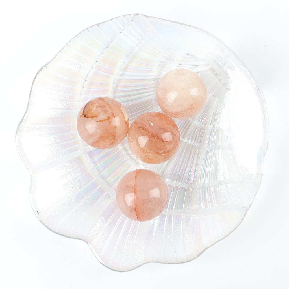 Fire Quartz Crystal Sphere 1 Inch for Healing & Energy