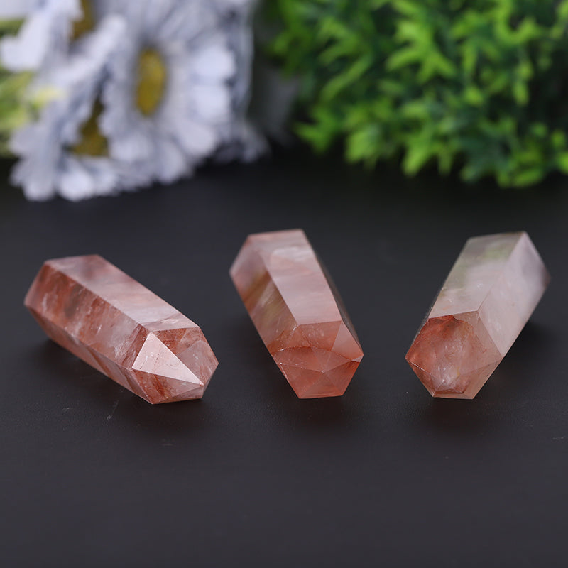 Fire Quartz Crystal Tower 2.4-4.5in Healing Point