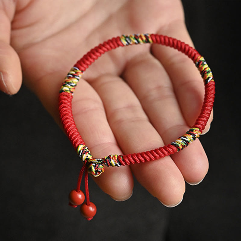 Five Colors King Kong Knot Red String Protection Bracelet