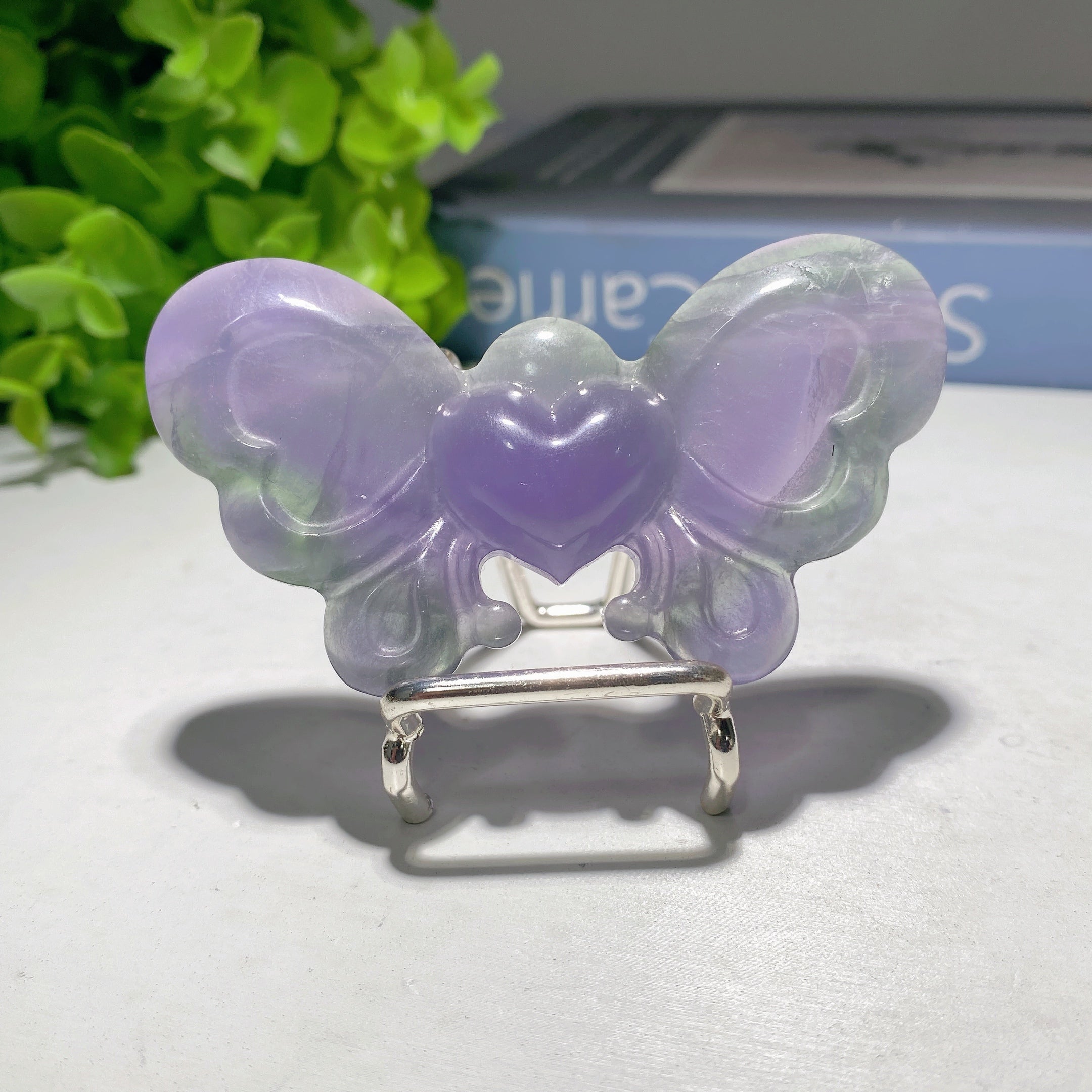 Fluorite Butterfly Carvings 2.7-3.0 inch Spiritual Figurines