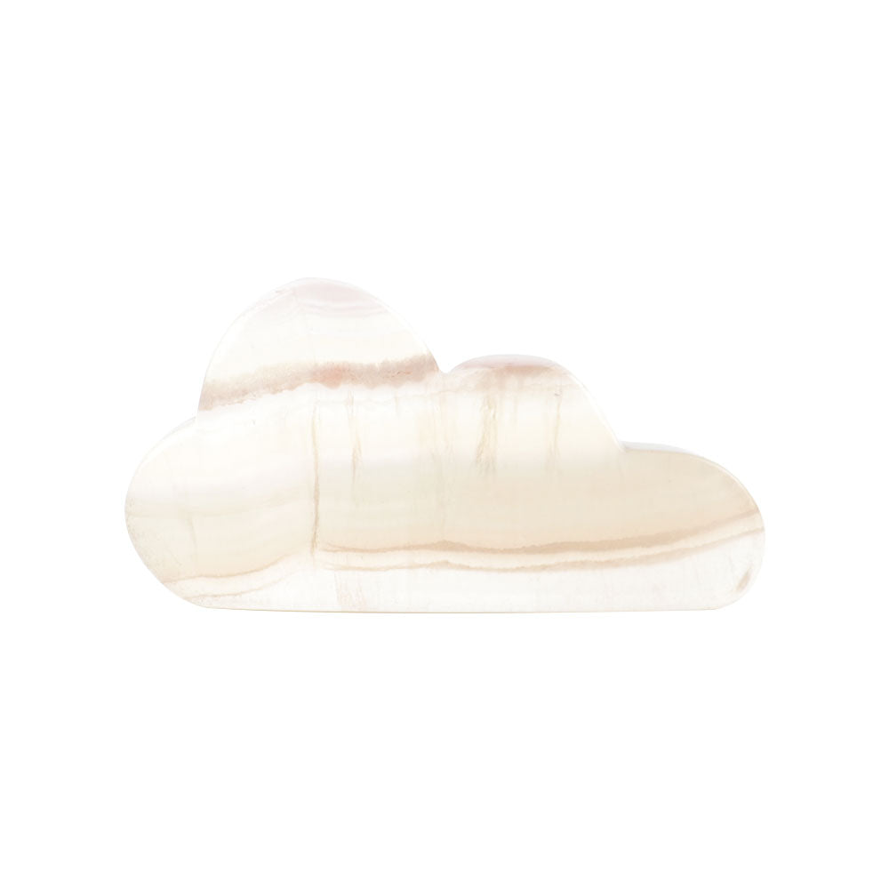 Fluorite Cloud Shape Crystal Carving 3.27 Inch Healing Stone