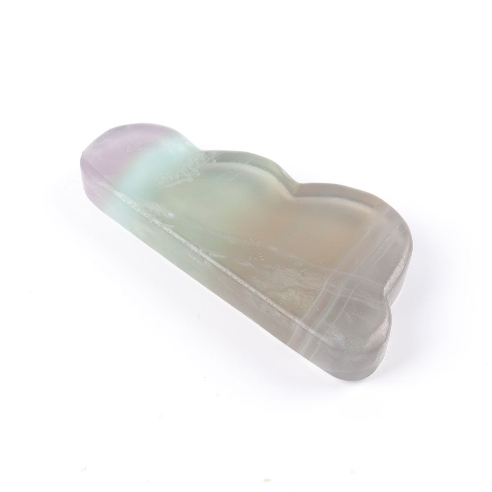 Fluorite Cloud Shape Crystal Carving 3.27 Inch Healing Stone