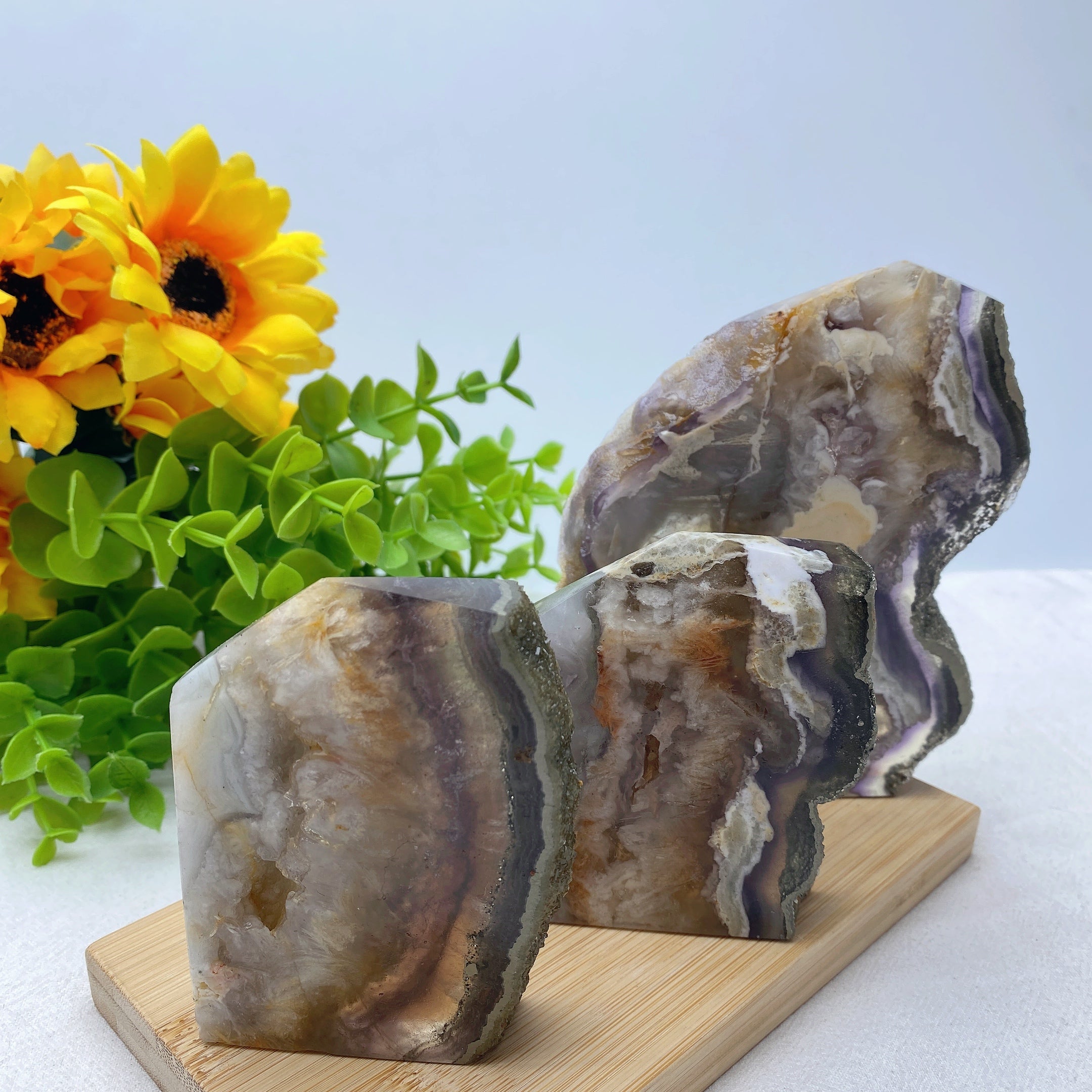 Fluorite Feather Crystal Specimen 0.2-1kg Natural Healing Stone