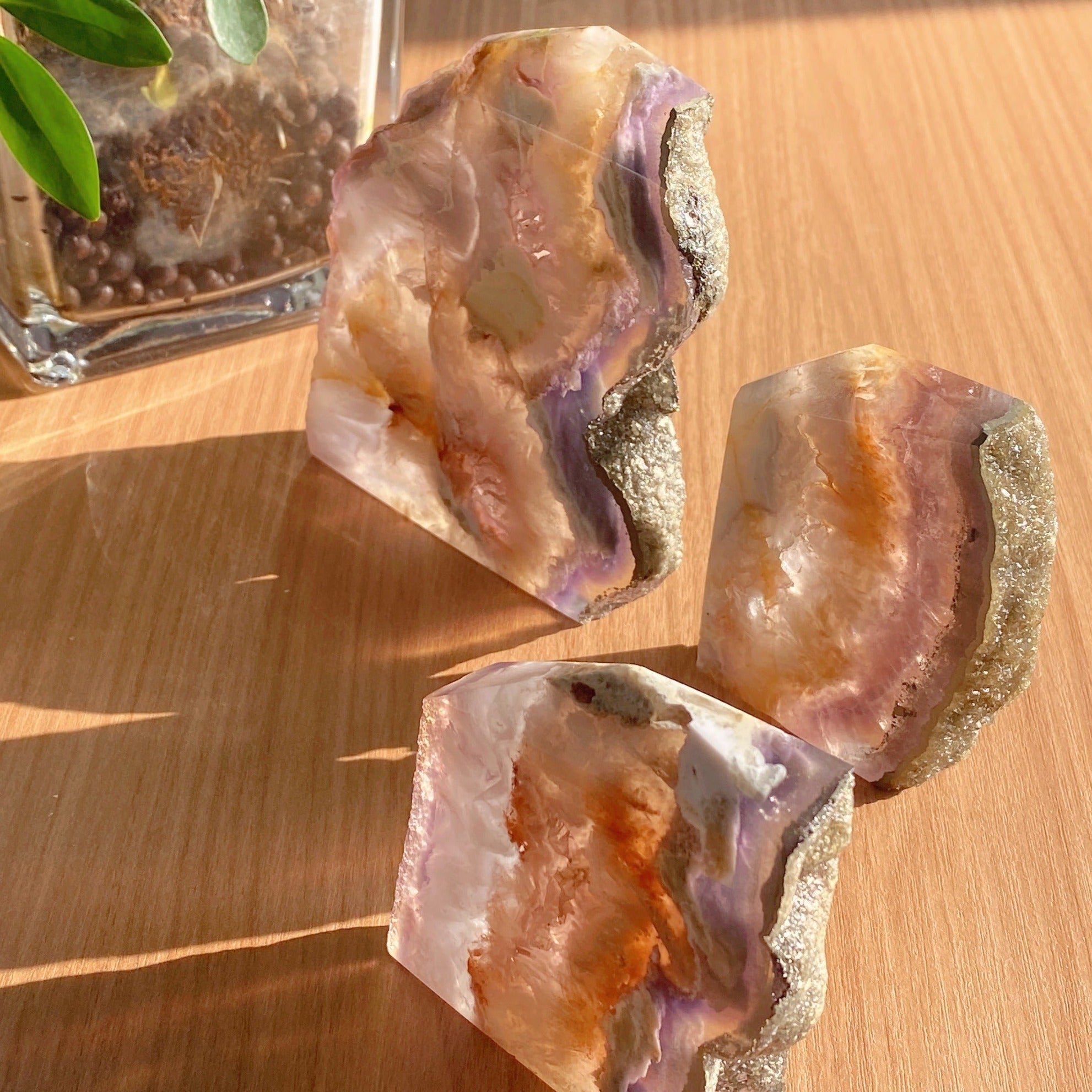 Fluorite Feather Crystal Specimen 0.2-1kg Natural Healing Stone