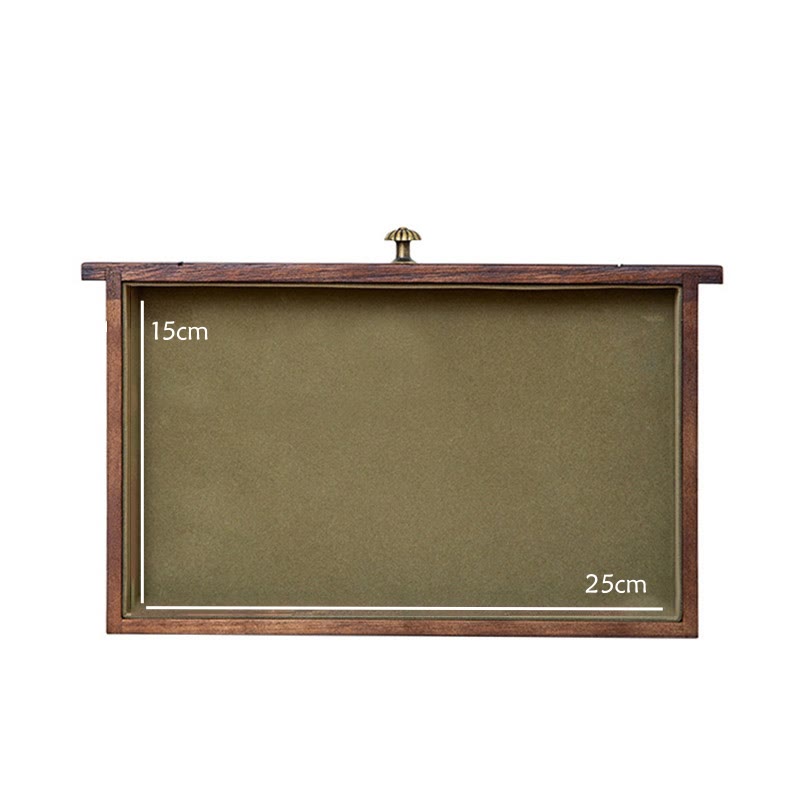 Four-Layer Solid Wood Jewelry Box with Velvet | Zen Decor