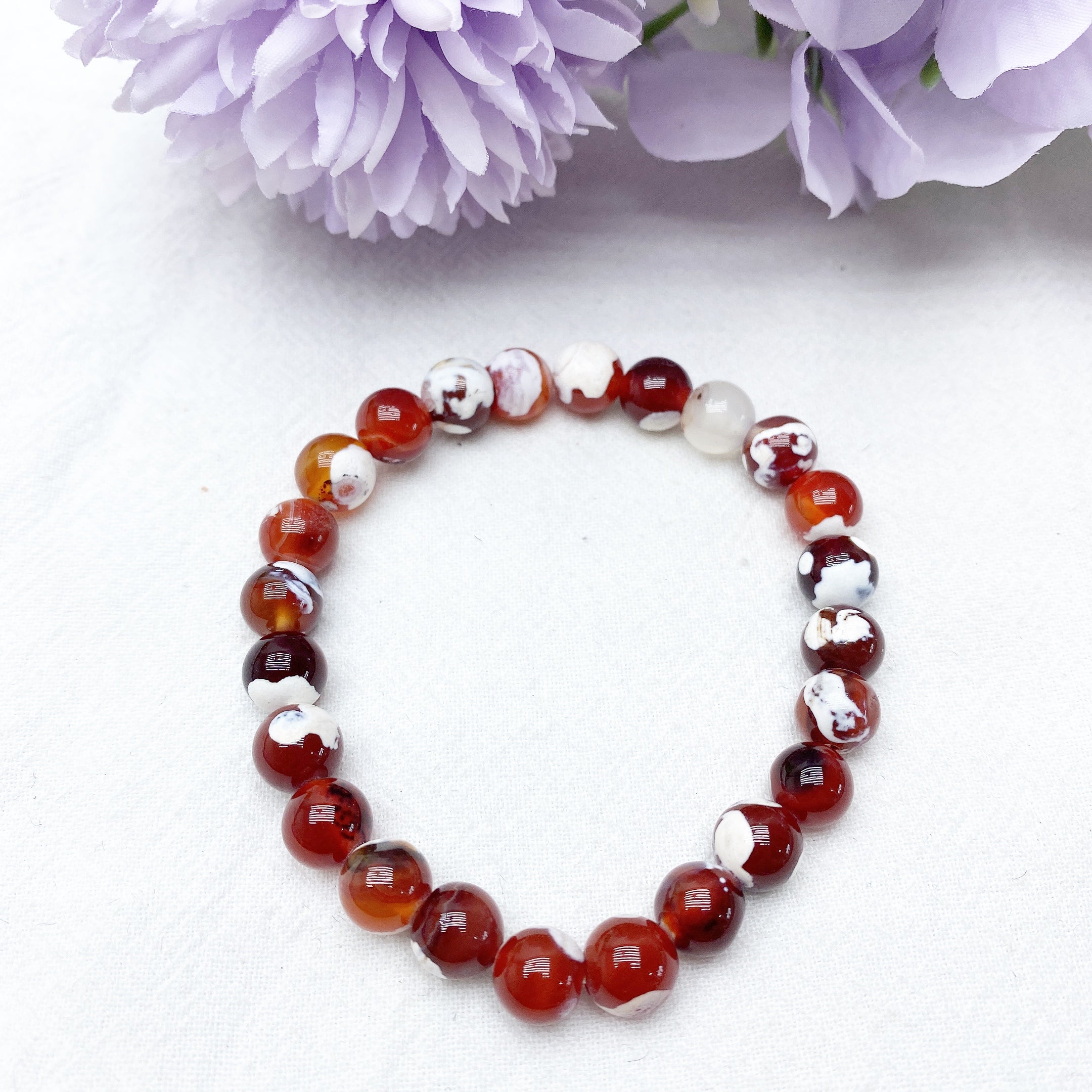 Galaxy Tiger Eye & Orca Onyx Chakra Bracelet 8mm