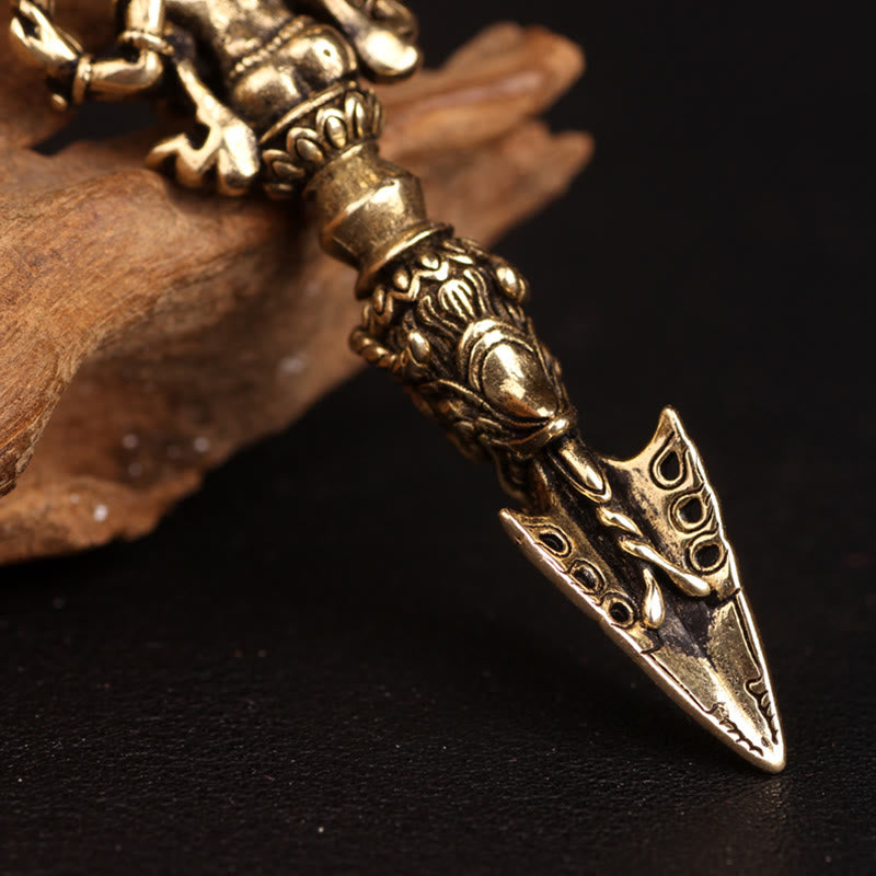 Ganesh Dorje Vajra Spiritual Power Necklace Pendant