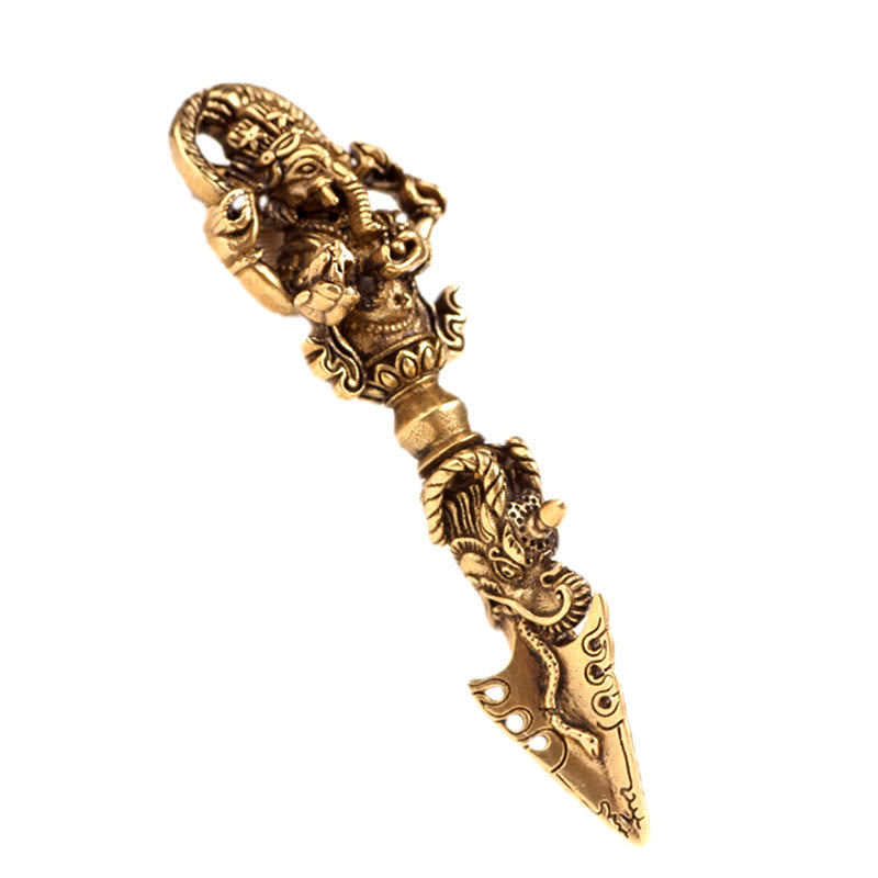 Ganesh Dorje Vajra Spiritual Power Necklace Pendant