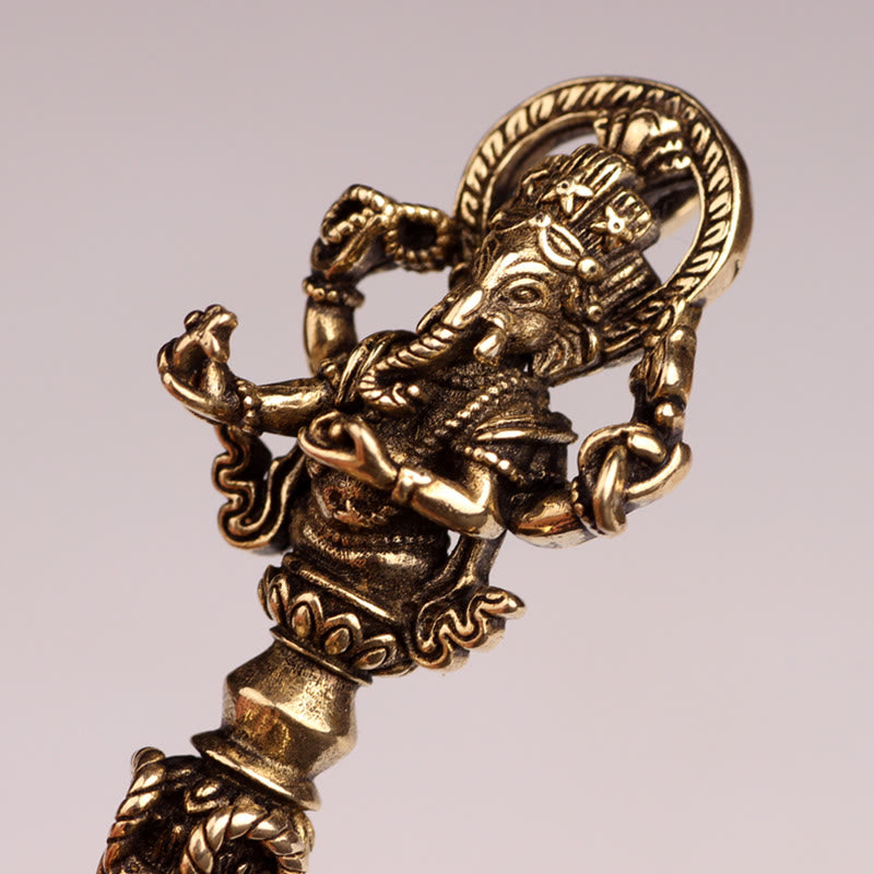 Ganesh Dorje Vajra Spiritual Power Necklace Pendant