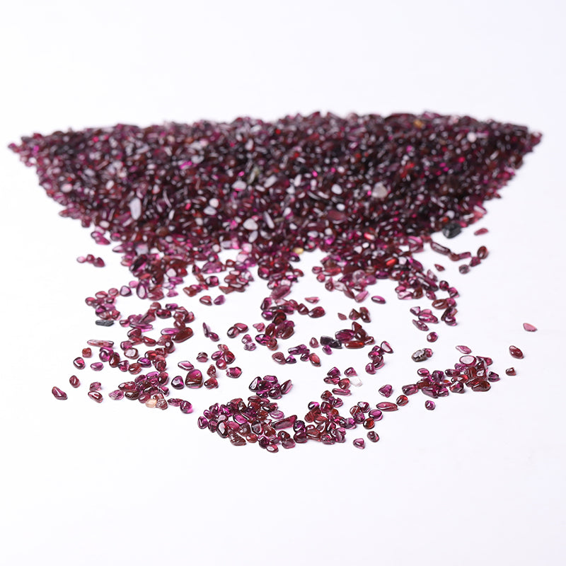 Garnet Crystal Chips Raw Crystals 5-7mm Healing Stones