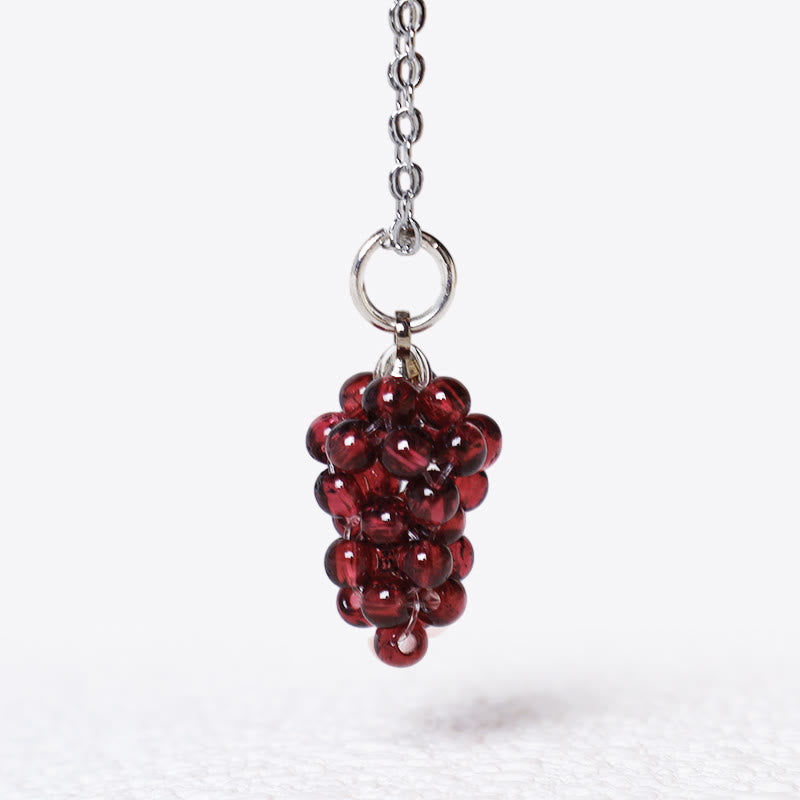 Garnet Necklace for Protection | Natural Stones 45cm