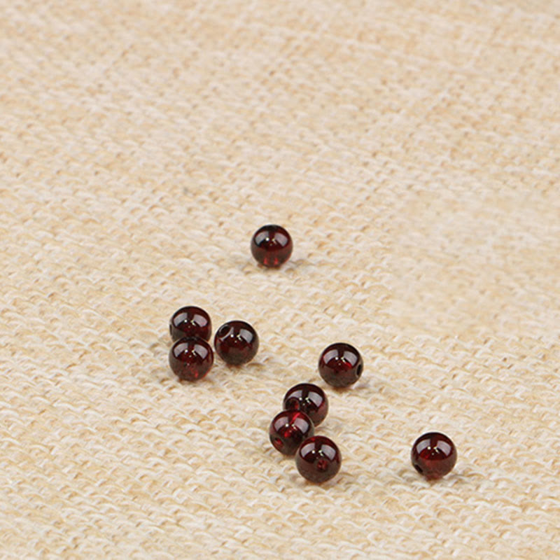 Garnet & Strawberry Quartz Calm Healing Bracelet