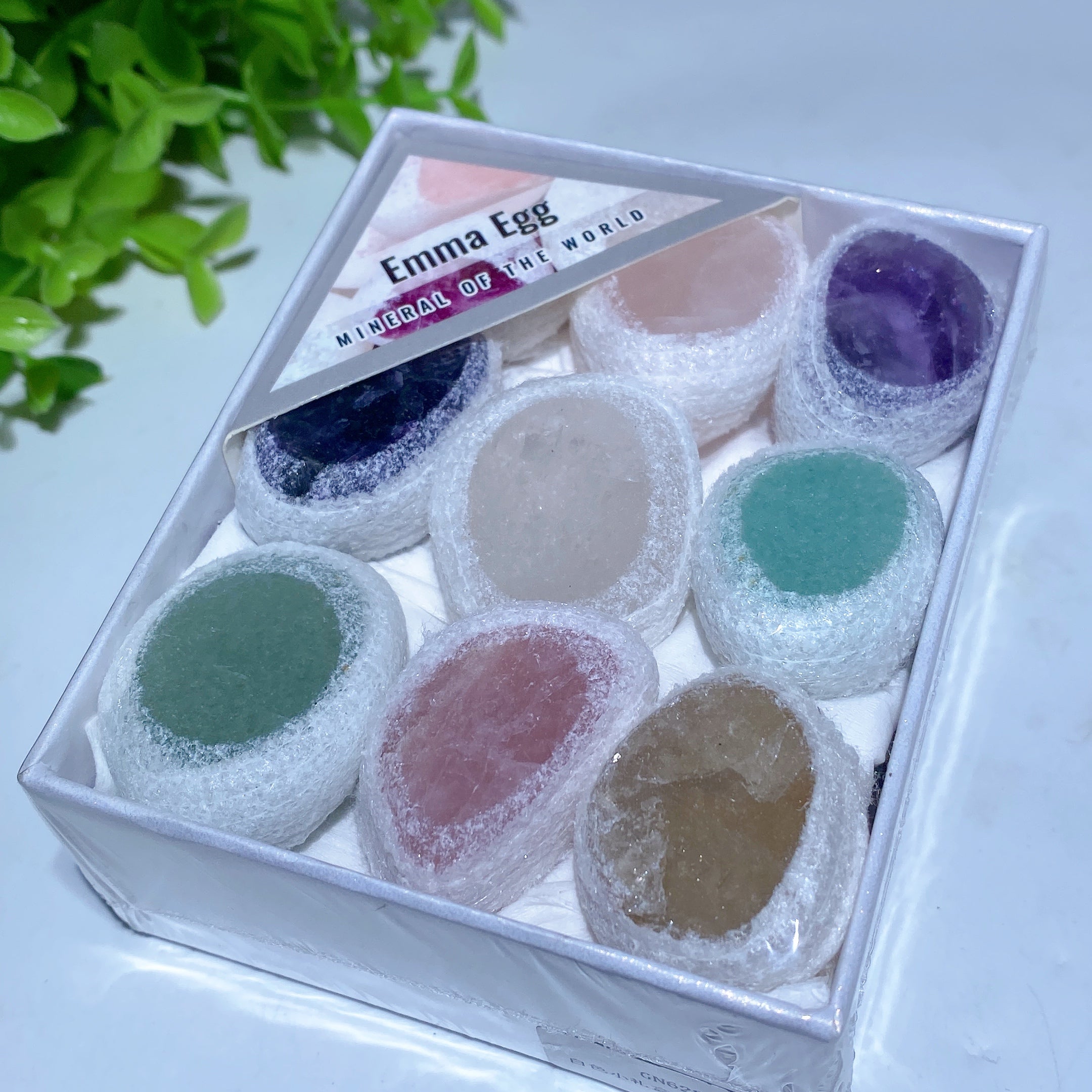 Gemstone Crystal Specimens Box 8.5cm High Vibration Minerals