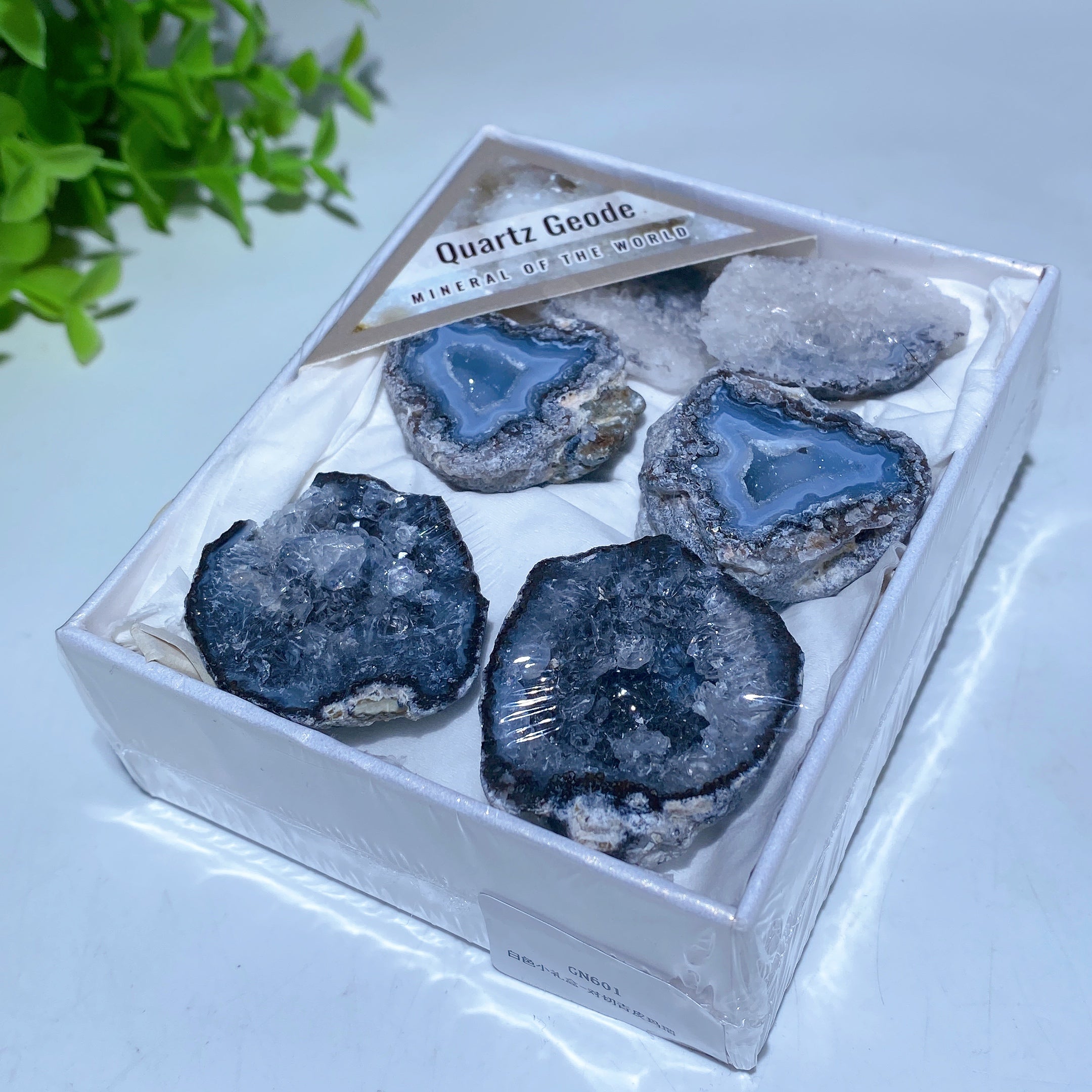 Gemstone Crystal Specimens Box 8.5cm High Vibration Minerals