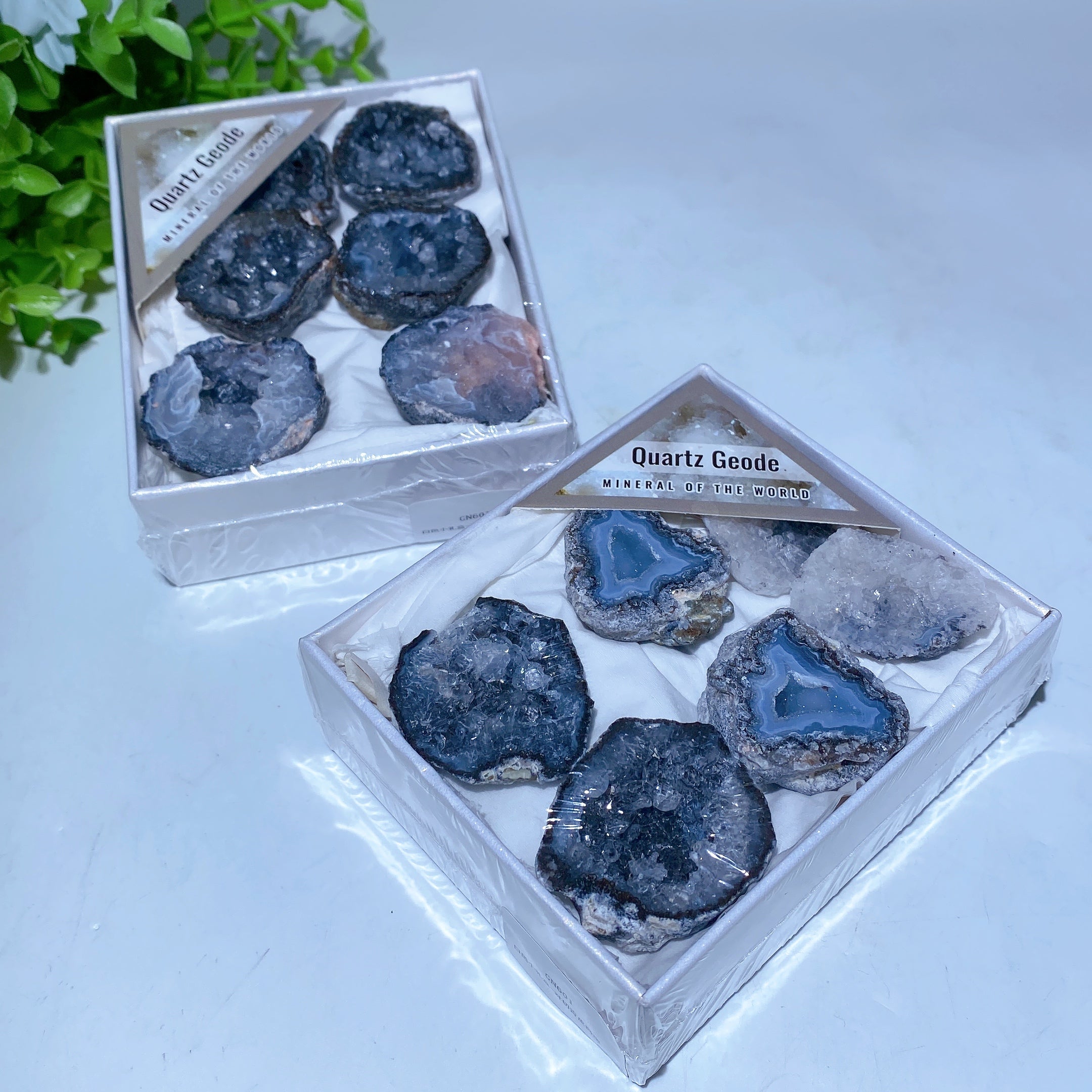 Gemstone Crystal Specimens Box 8.5cm High Vibration Minerals