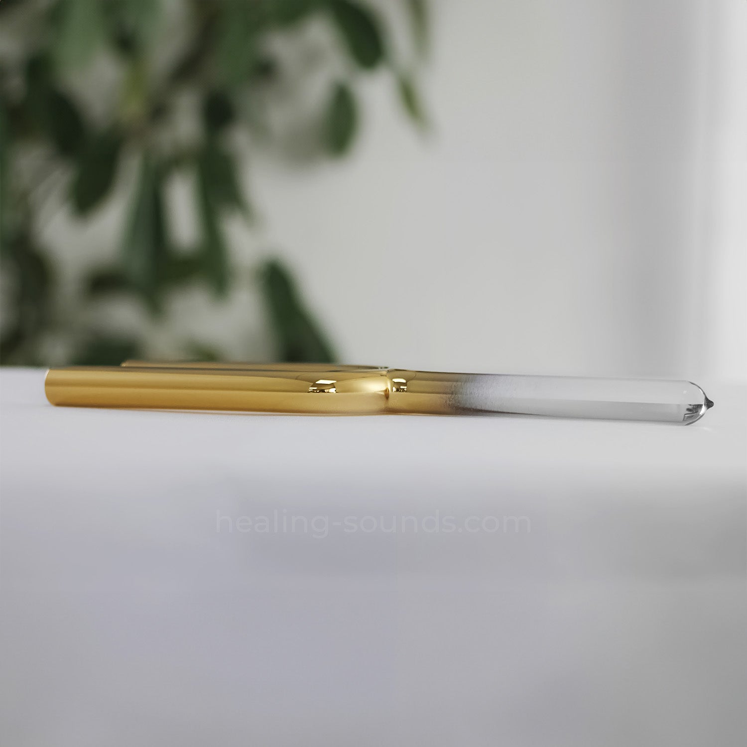 432 Hz Gold Plated Crystal Tuning Fork