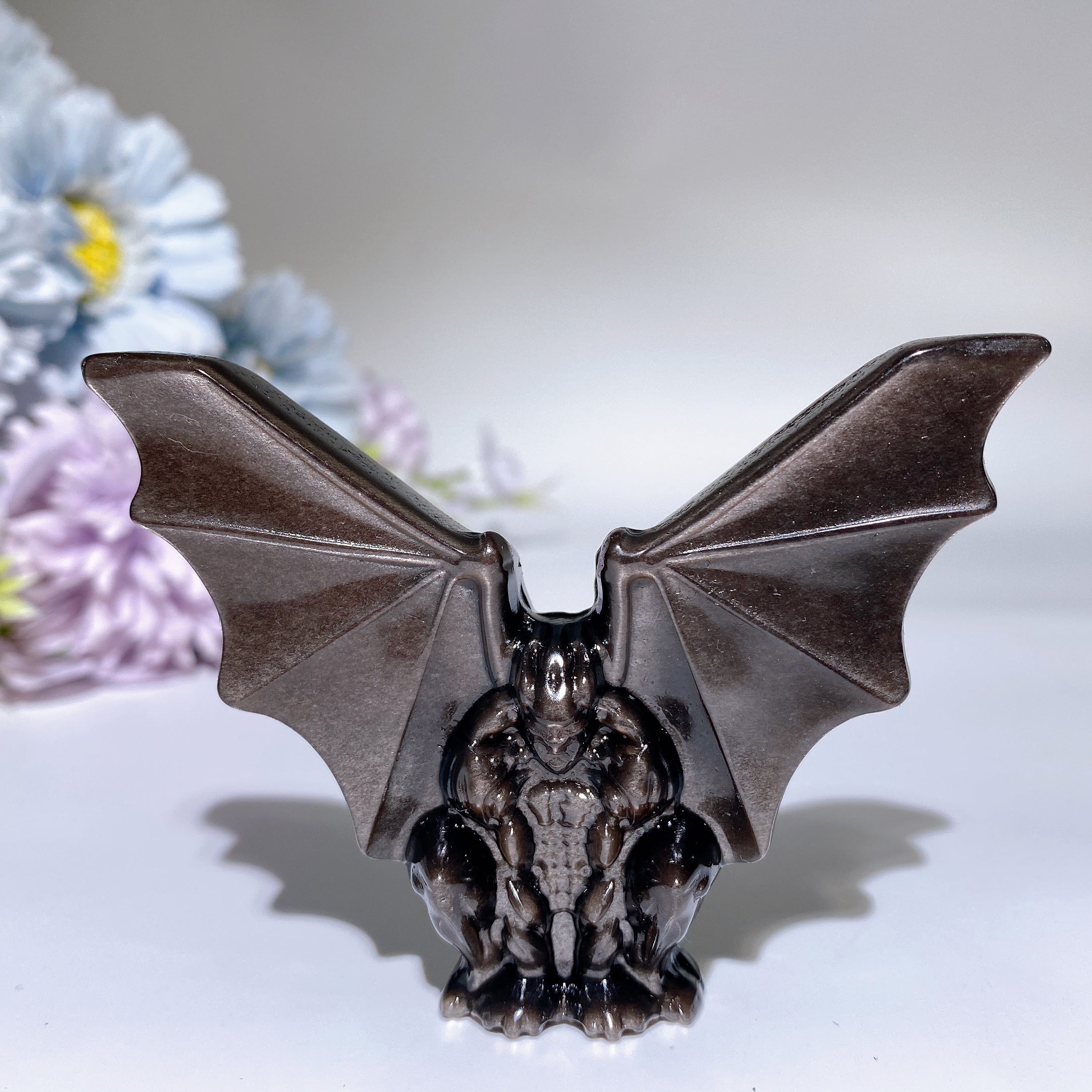 Golden Obsidian 3.3 Inch Gargoyle Crystal Figurine