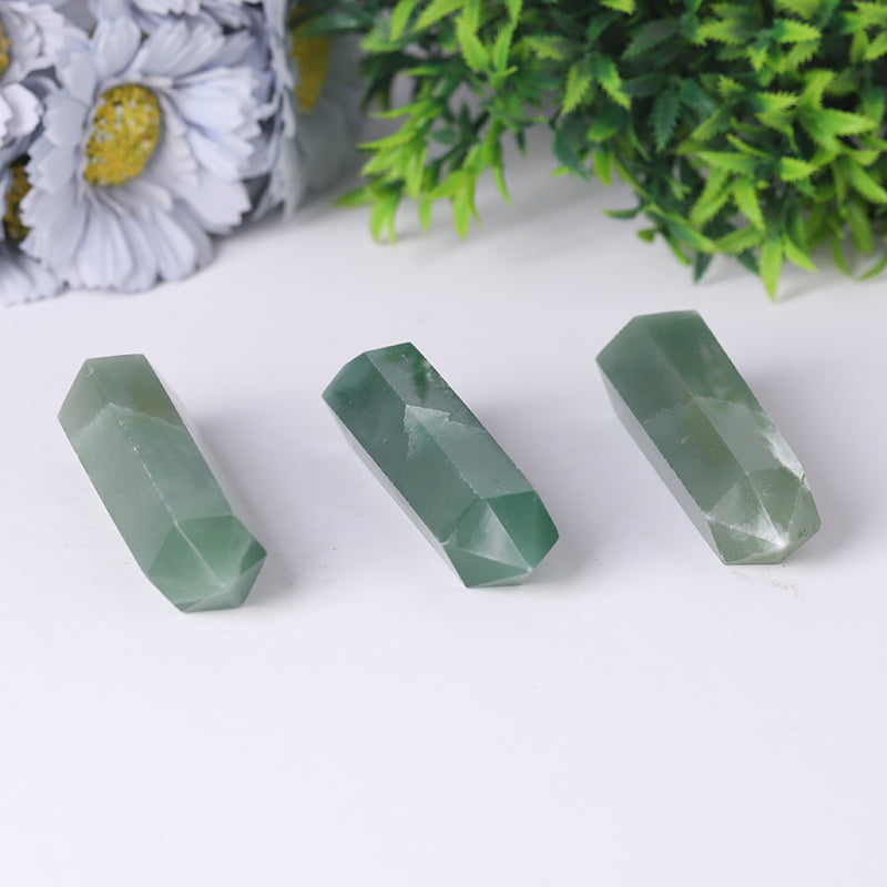 Green Aventurine 2.5-4.5 Inch Crystal Point for Healing