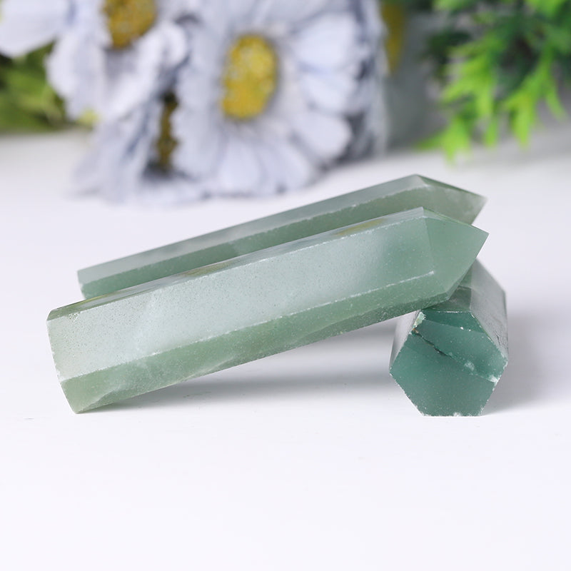Green Aventurine 2.5-4.5 Inch Crystal Point for Healing