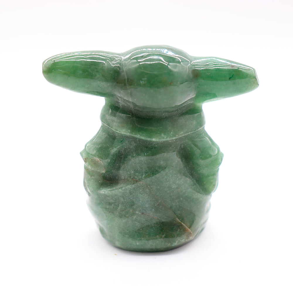 Green Aventurine 6cm Crystal Figurine Carving - Healing Decor
