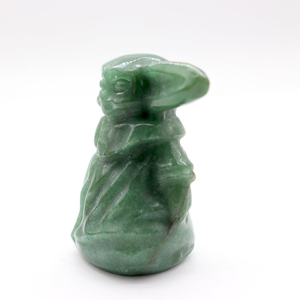Green Aventurine 6cm Crystal Figurine Carving - Healing Decor