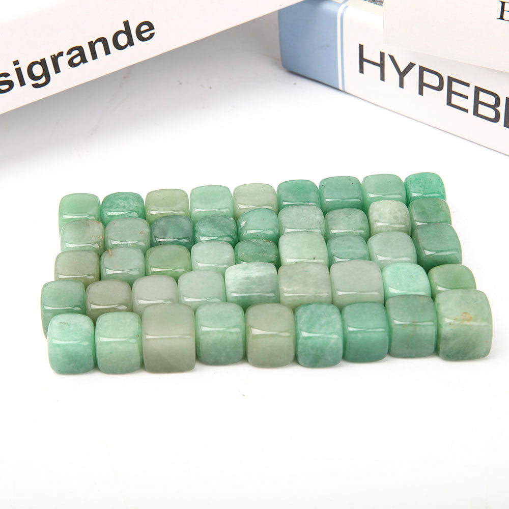 Green Aventurine Crystal Cubes 1.5-2cm Healing Stones