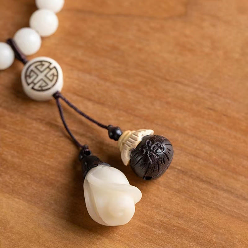 Green Sandalwood Bodhi Seed Soothing Spiritual Bracelet