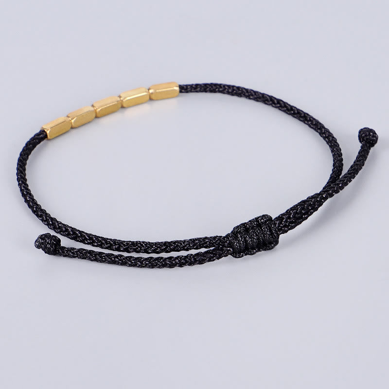 Handcrafted Copper Red String Protection Bracelet