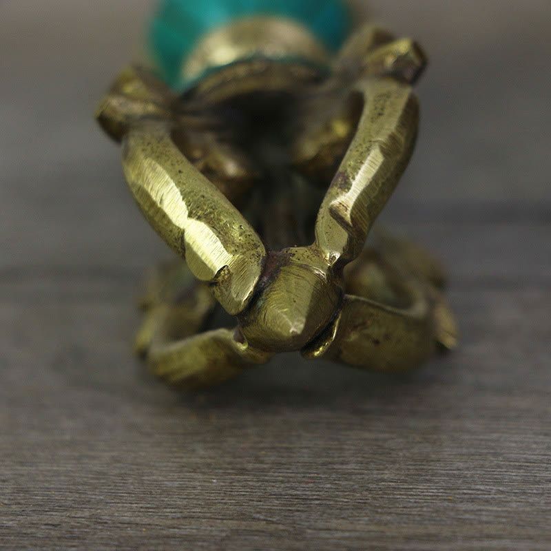Handcrafted Copper Tibetan Five Prong Vajra Dorje for Enlightenment