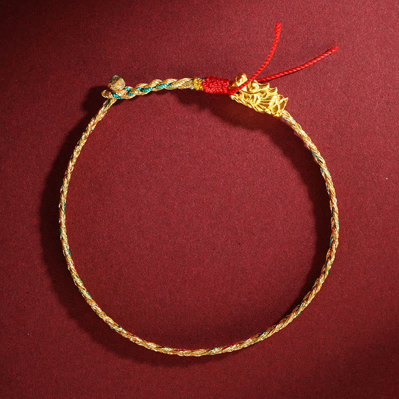 Handmade Colorful Braided Dragon Success Bracelet 14cm - 19cm
