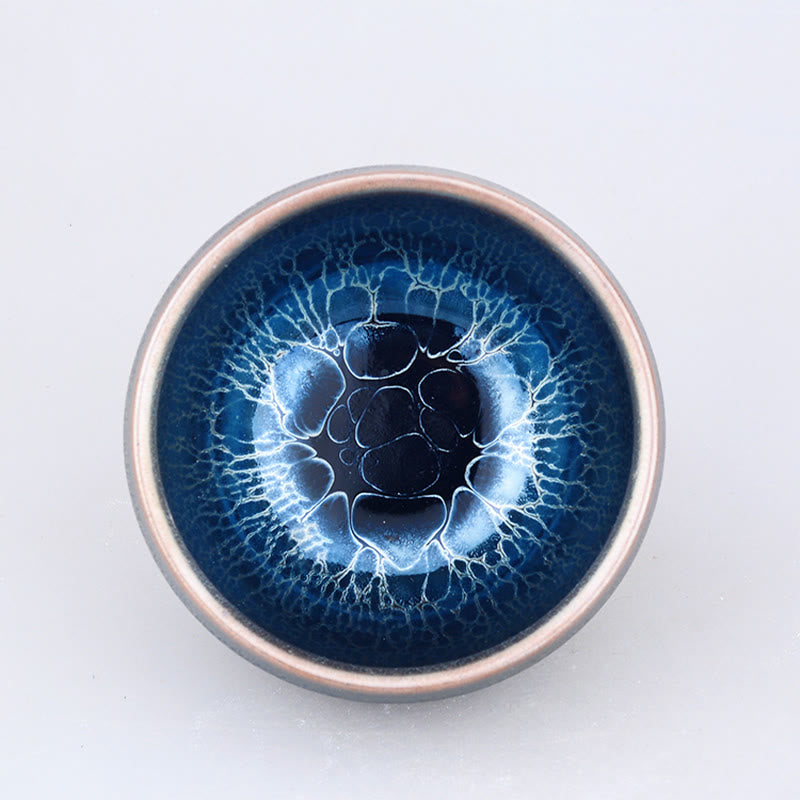 Handmade Dragon Scale Jian Zhan Ceramic Tea Cup 7.6cm