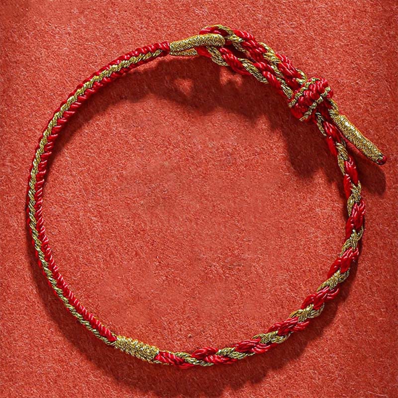 Handmade Red String Chinese Zodiac Protection Bracelet