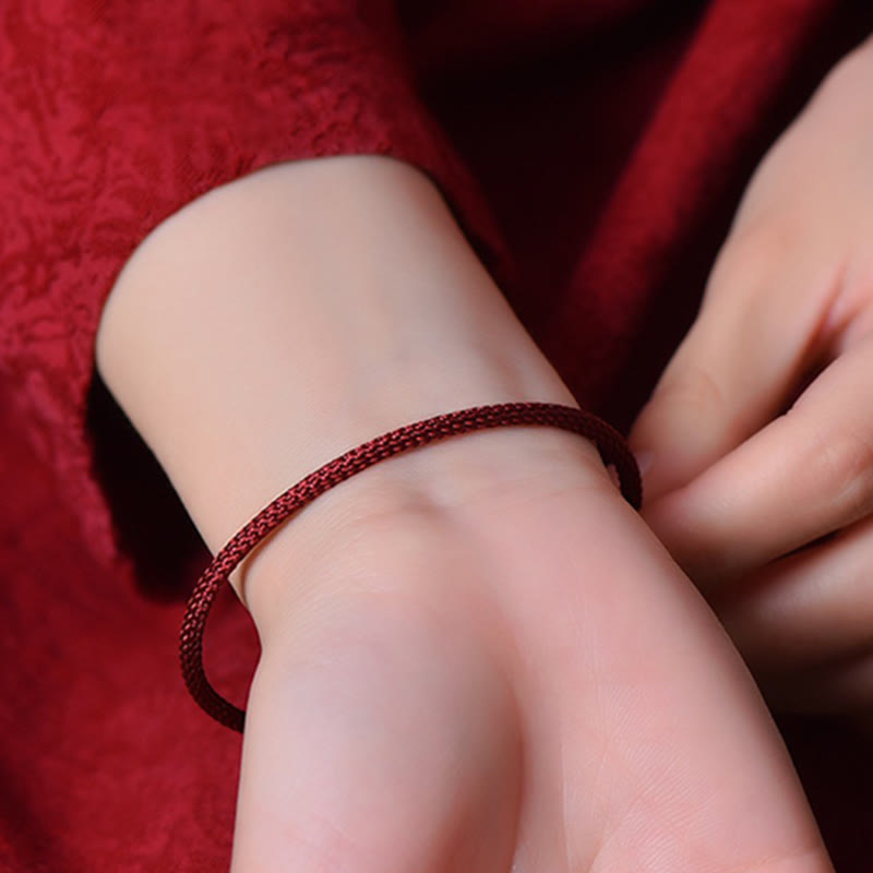 Handmade Red String Luck Bracelets for Spiritual Protection