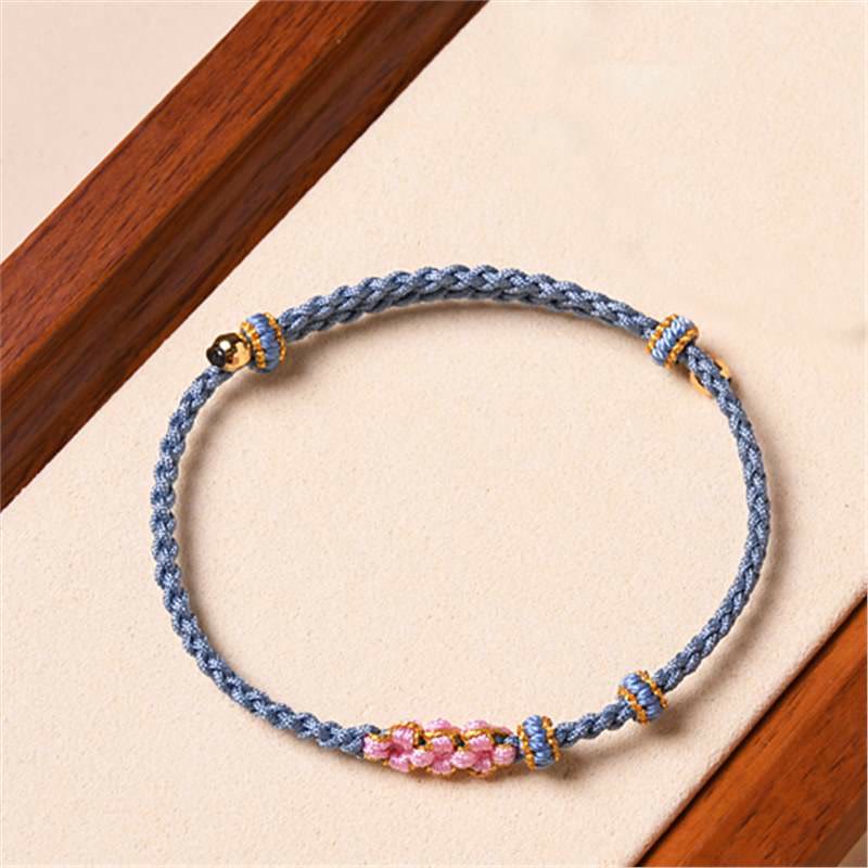 Handmade Red String Protection Bracelet for Renewal and Luck
