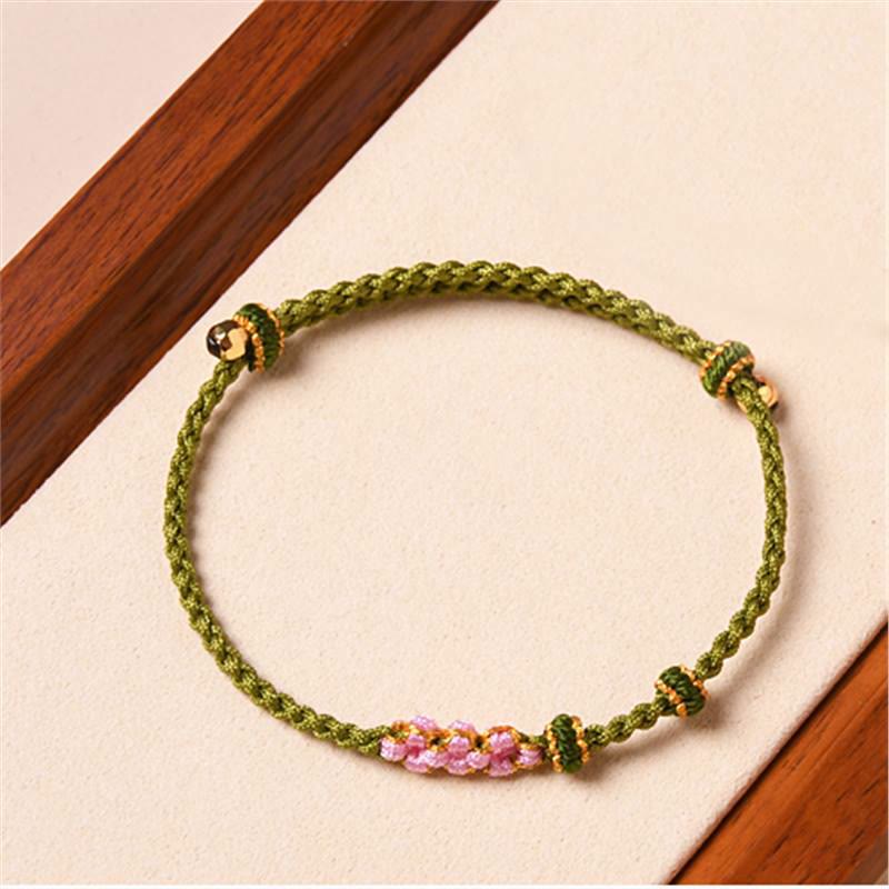 Handmade Red String Protection Bracelet for Renewal and Luck