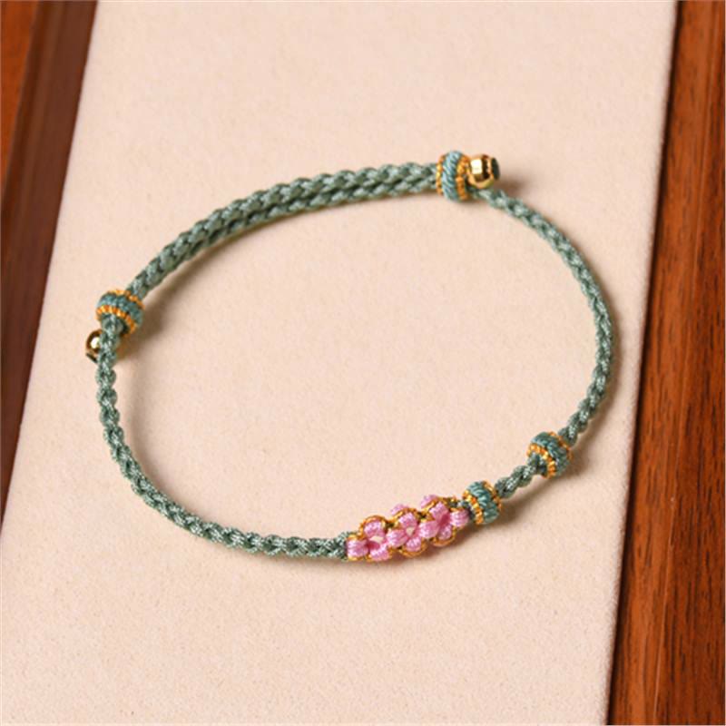 Handmade Red String Protection Bracelet for Renewal and Luck