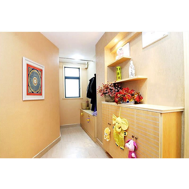 Handmade Tibetan Thangka Painting Decoration 26x26cm Random Pattern