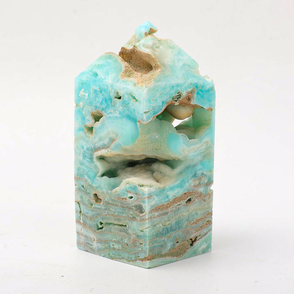 Hemimorphite Crystal Tower 7-12cm for Healing Energy