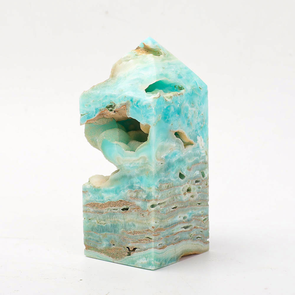 Hemimorphite Crystal Tower 7-12cm for Healing Energy