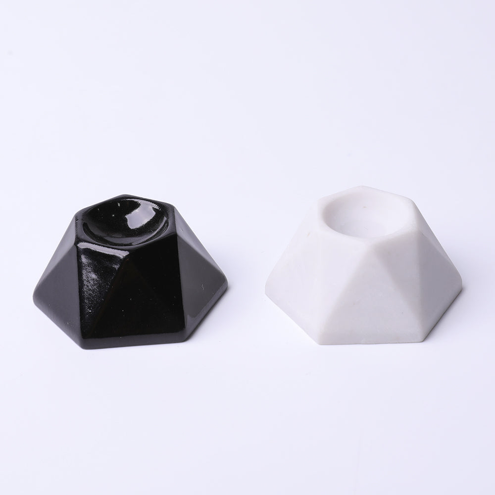 Hexagon Resin Crystal Display Stand 4.5-7cm | Healing Sounds