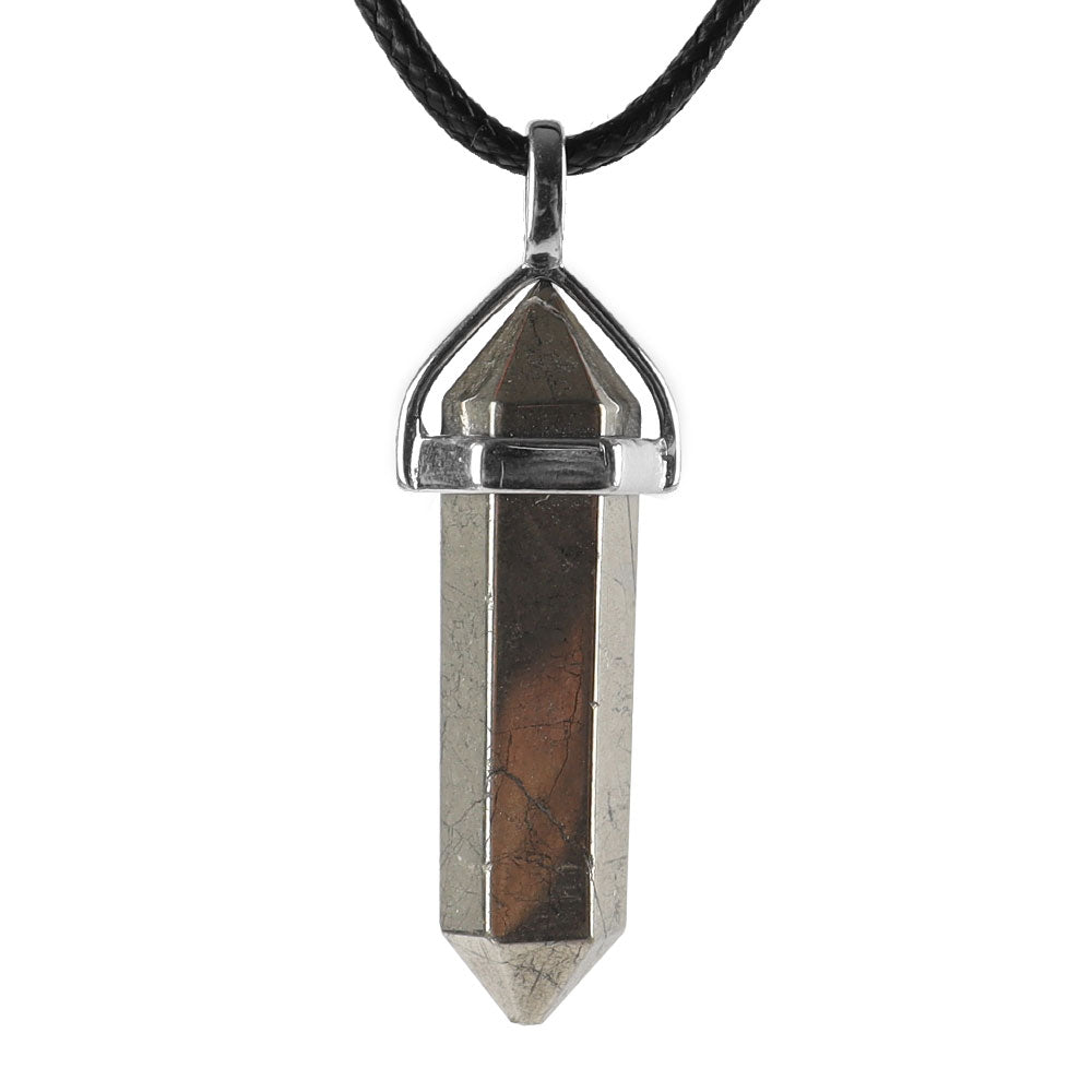 Hexagonal Chakra Pendant - Natural Gemstone Healing Crystal Necklace