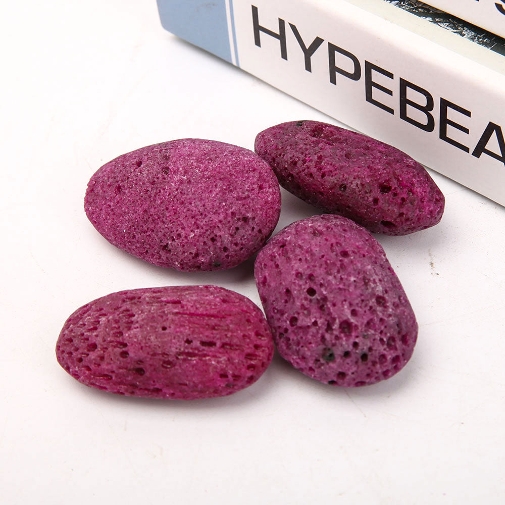 Honey Comb Ruby Tumbled Stones 5-6cm Healing Crystals