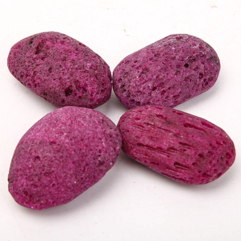 Honey Comb Ruby Tumbled Stones 5-6cm Healing Crystals