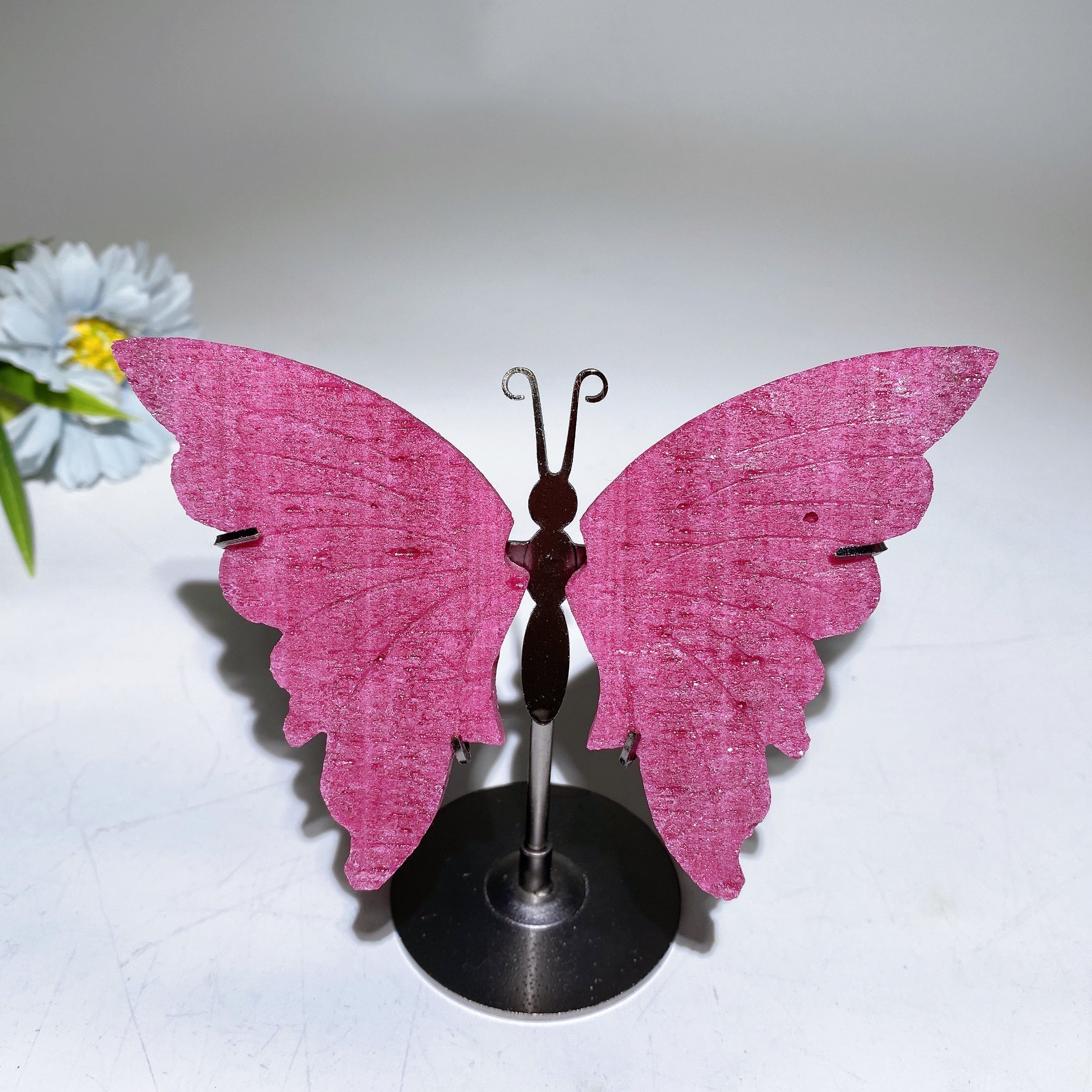 Honeycomb Ruby UV Reactive Butterfly Wings 14cm