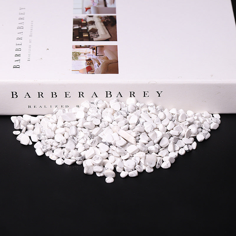 Howlite Crystal Chips 5-9mm for Healing & Decoration