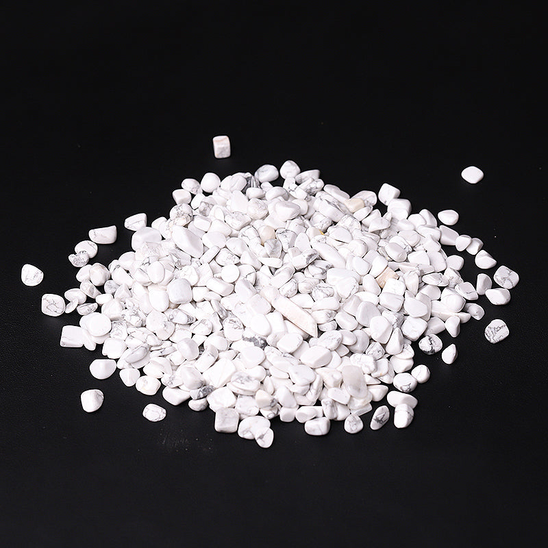 Howlite Crystal Chips 5-9mm for Healing & Decoration