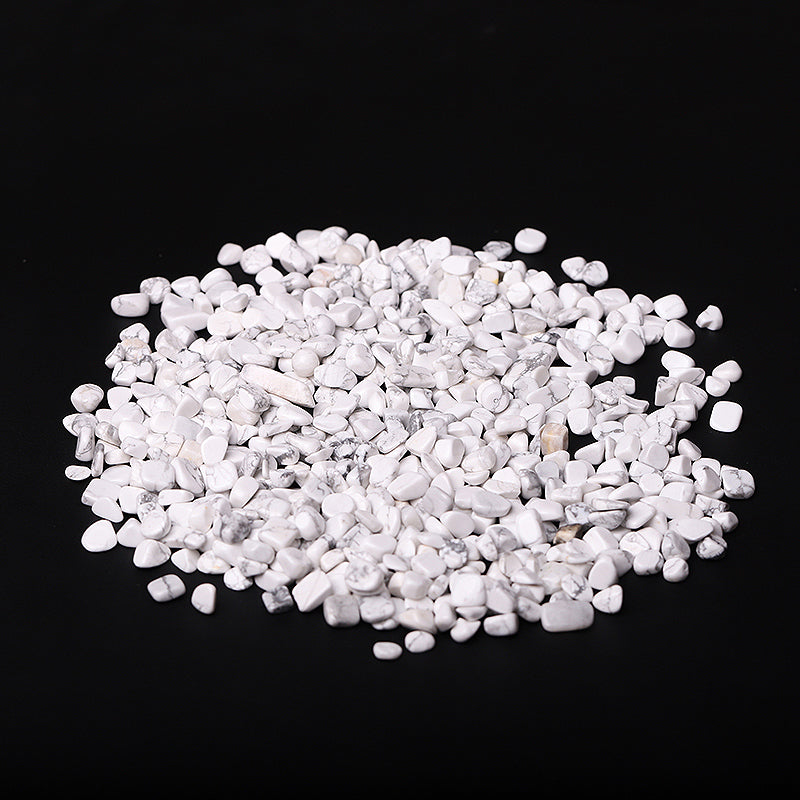 Howlite Crystal Chips 5-9mm for Healing & Decoration