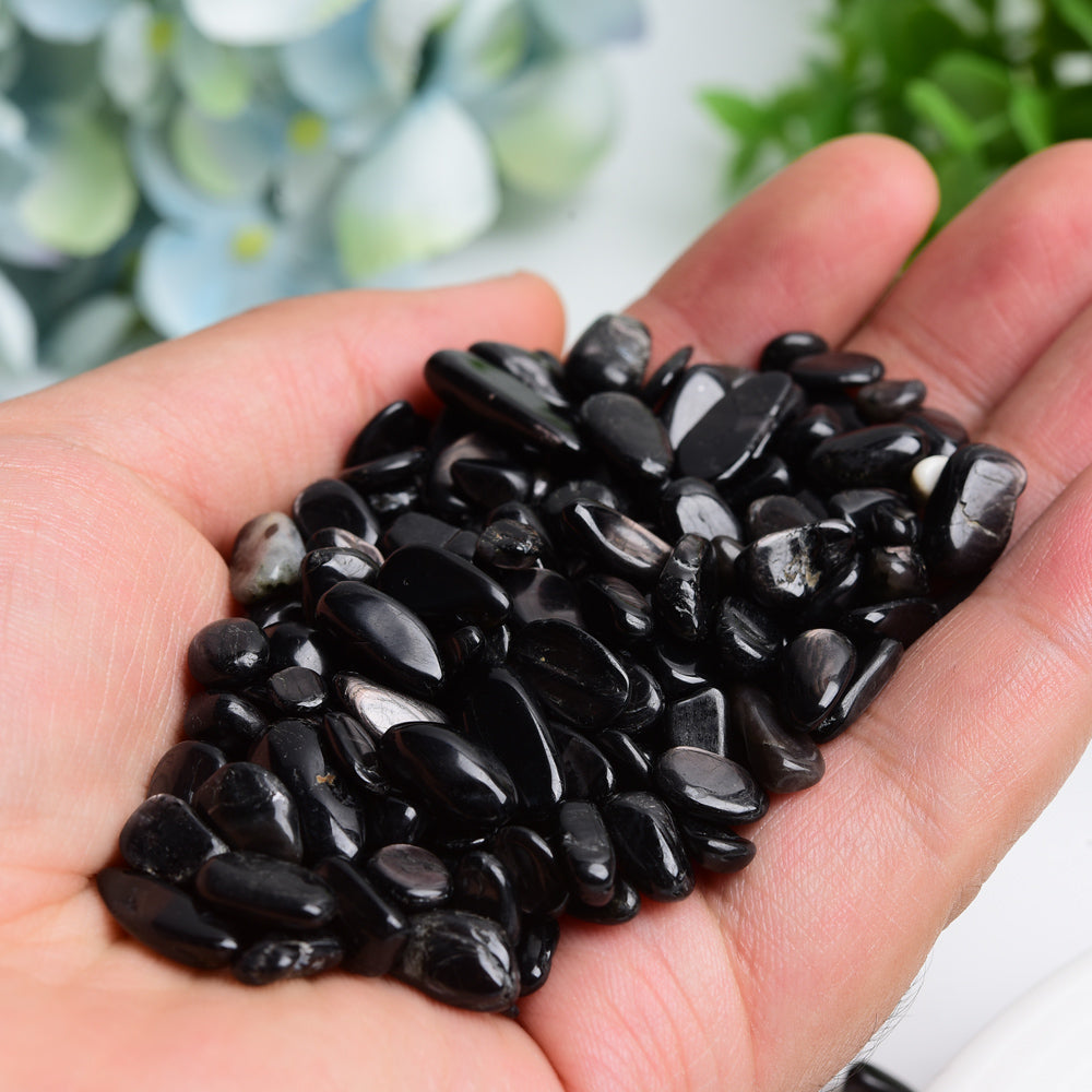 Hypersthene Polished Tumbled Stones Chips 5-15mm Healing